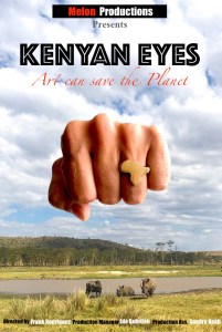 poster vertical documental Kenyan eyes el arte puede salvar al planeta